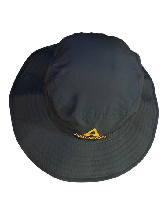 Ascend Other - Ascend Wide Brim Bucket Hat Navy Adjustable Chin Strap Used